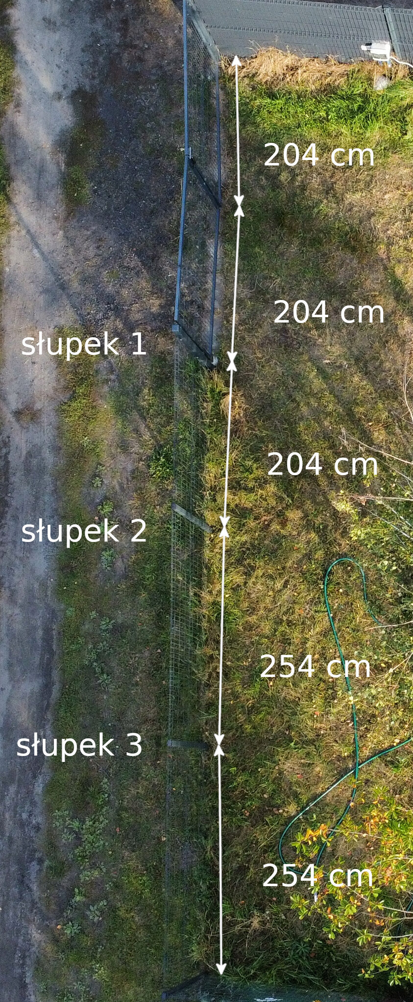 Narysowana strzałka w GIMP-ie